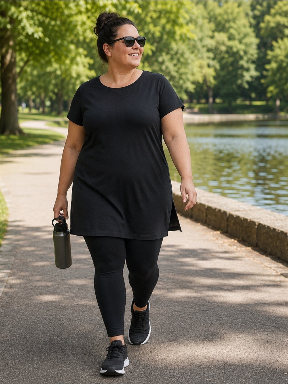 Shapermint Empetua High-Waisted Shaping Leggings in black, size 4XL NWT